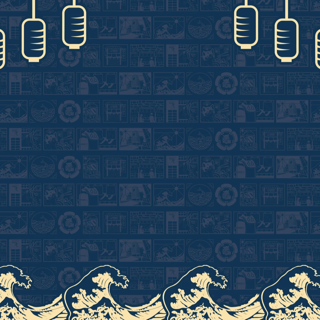 Ilustraciones de la cultura japonesa de Ramen and Chill